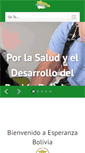 Mobile Screenshot of esperanzabolivia.org